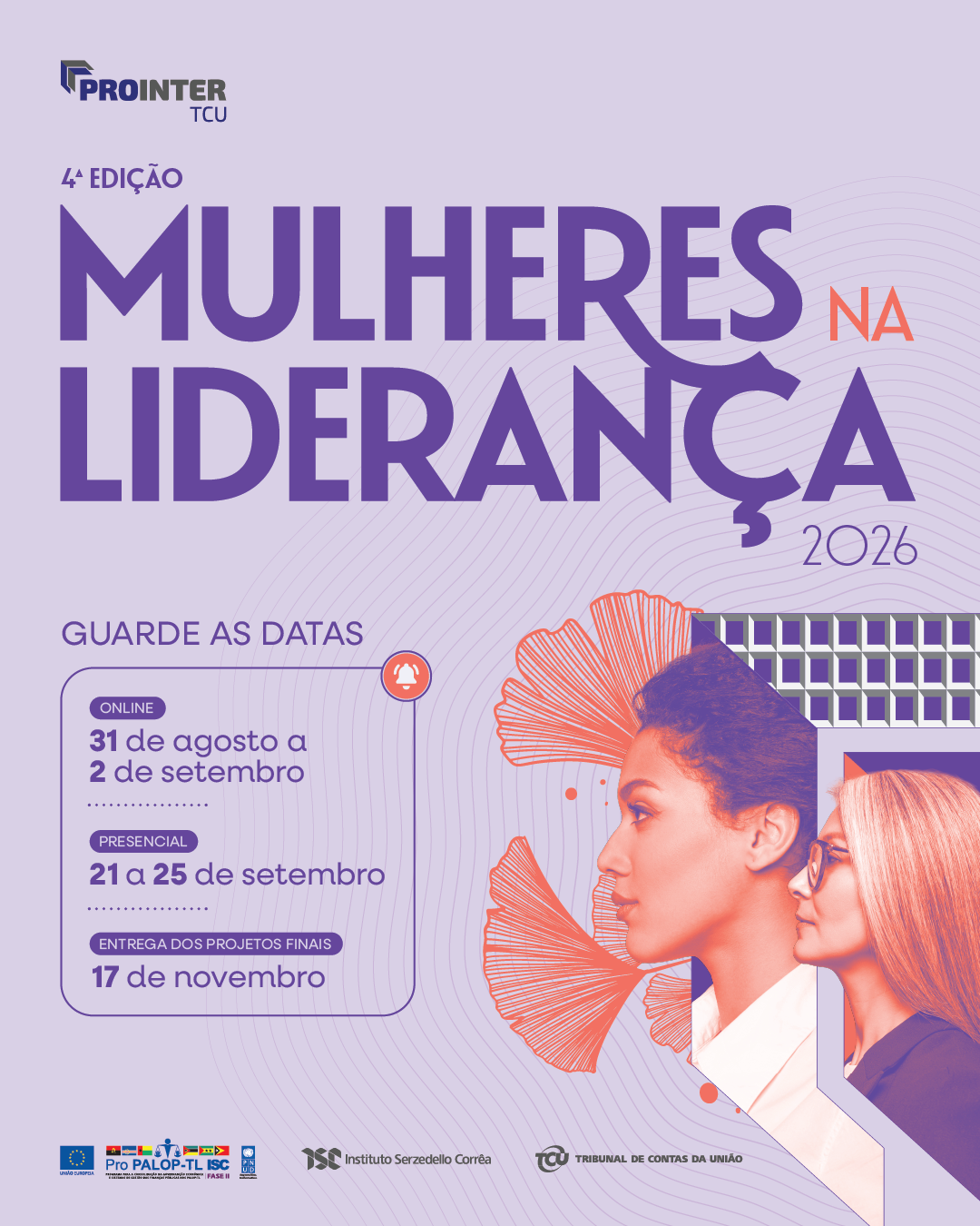 Banner ProInter 2026 - Mulheres na Liderança
